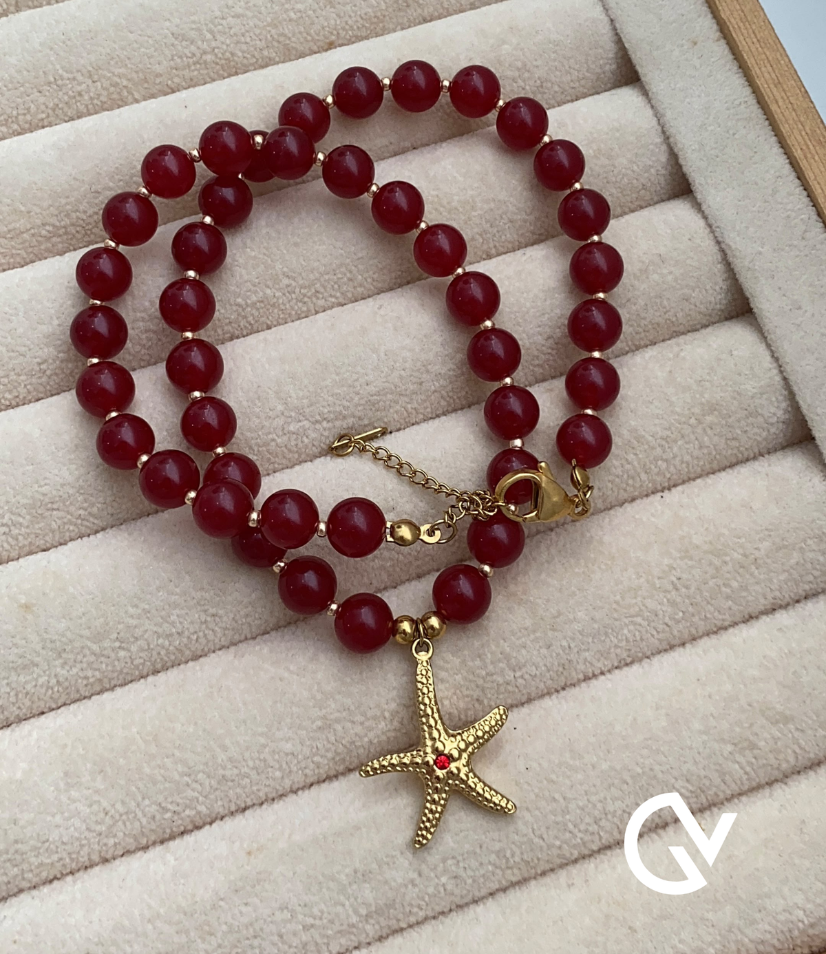 Collar Estrella Carmesí