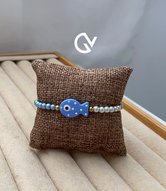 Pulsera Pez celeste