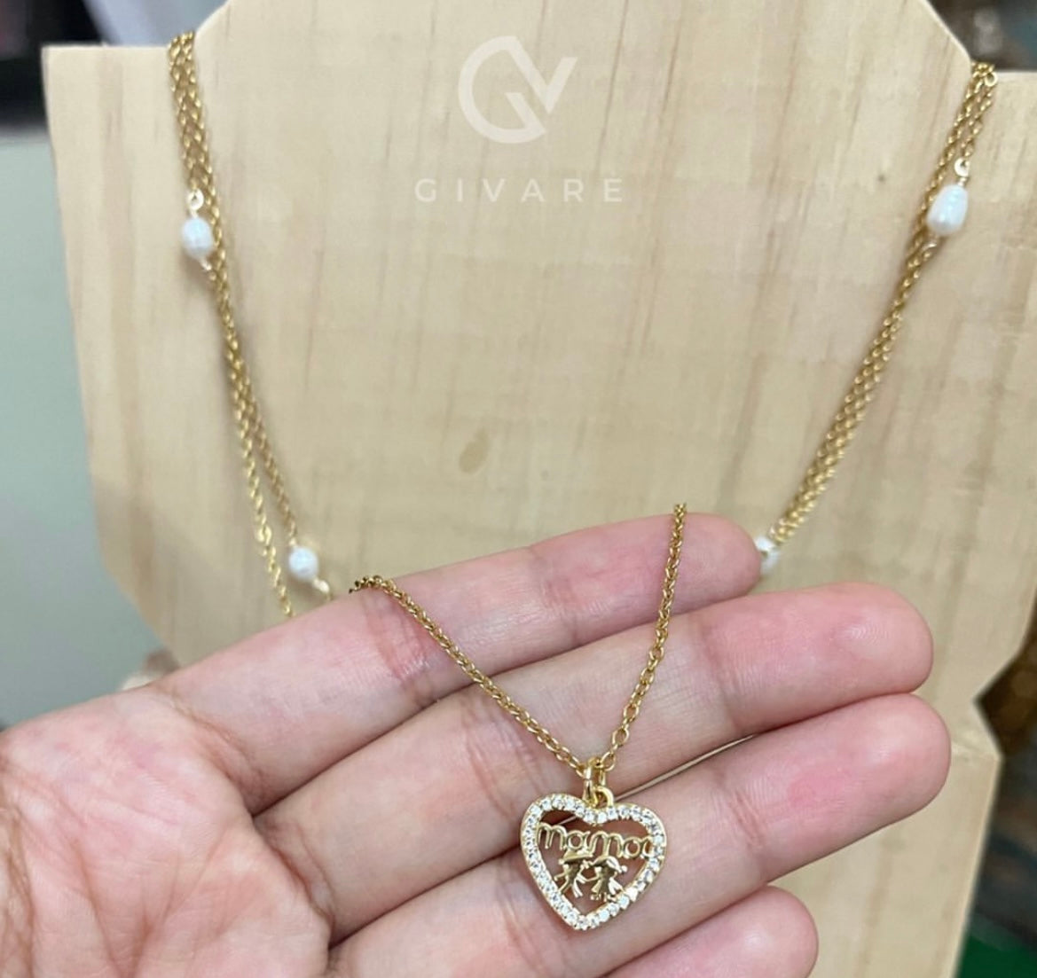 Cadena doble "Mamá Givare"