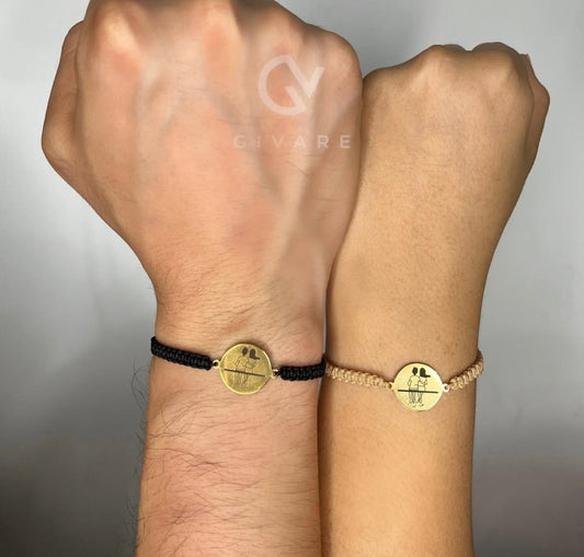 Pulseras de parejas. (Par)