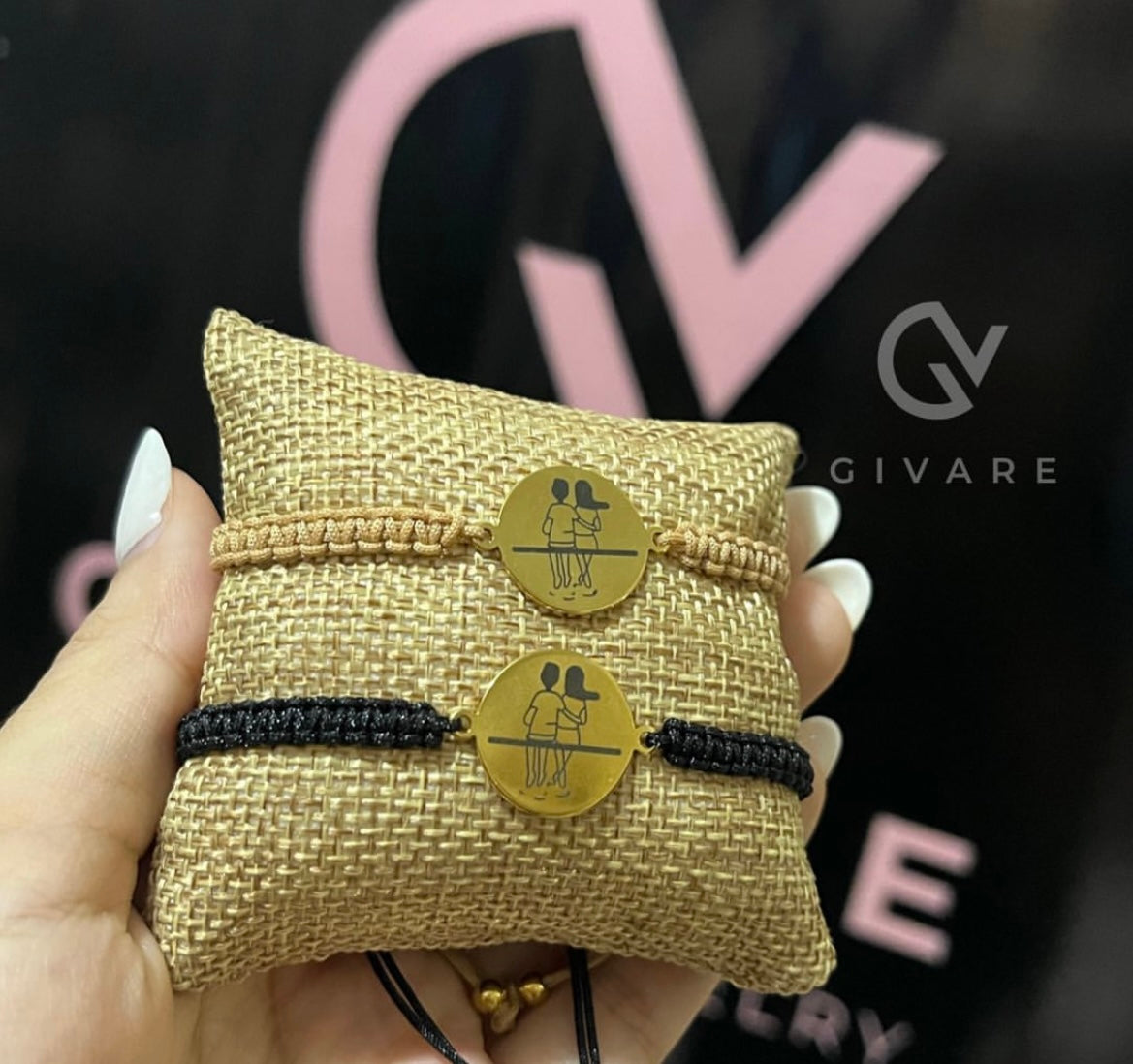 Pulseras de parejas. (Par)